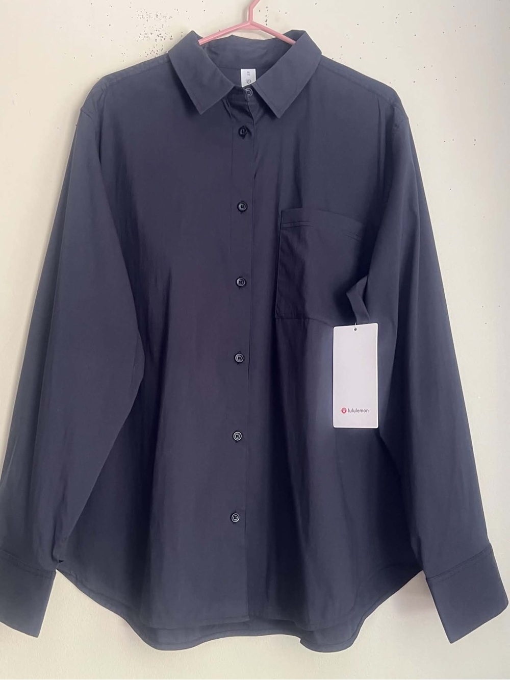 lululemon athletica Men's Long-Sleeve Button-Up Shirt — Black